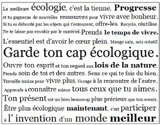 Ecologic Manifesto
